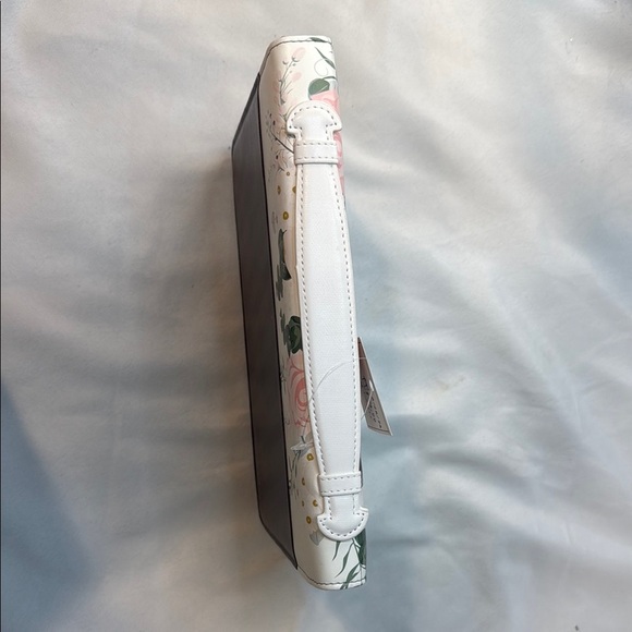 Floral Bible Cover Case with Handle, Zipper, “Always Choose Joy” on back, BNWT - Picture 6 of 11